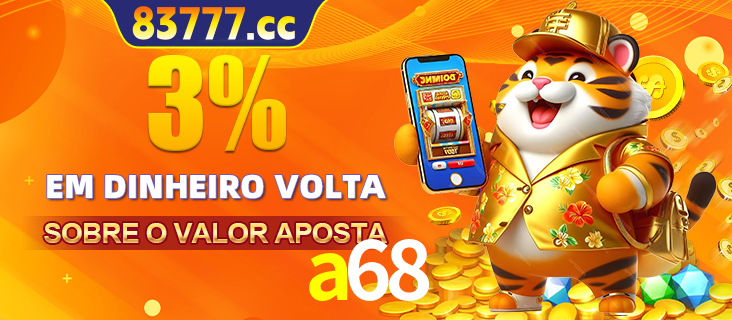 Promoção para baixar e instalar o aplicativo do cassino a68. O banner oferece uma recompensa de R1aR1aR8, com a imagem de uma cobra sobre moedas de ouro.